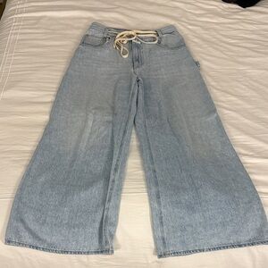 Closed Light Blue Wide-Leg Jeans - High Rise